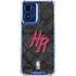 NBA Houston Rockets Dark Rust Moto G 5G (2024) Clear Case